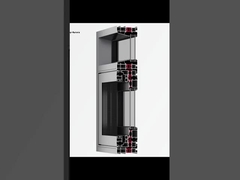 商業用窓のカーテン壁 直角形 防音カーテン壁