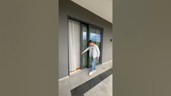 ヨーロッパの庭の滑りドア!