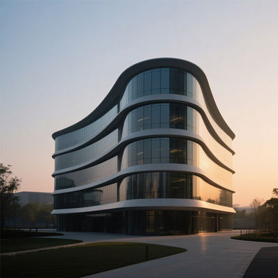 100mm アルミニウムユニット化カーテンウォール、複層ガラス